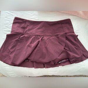 Maroon Athletic Skort
